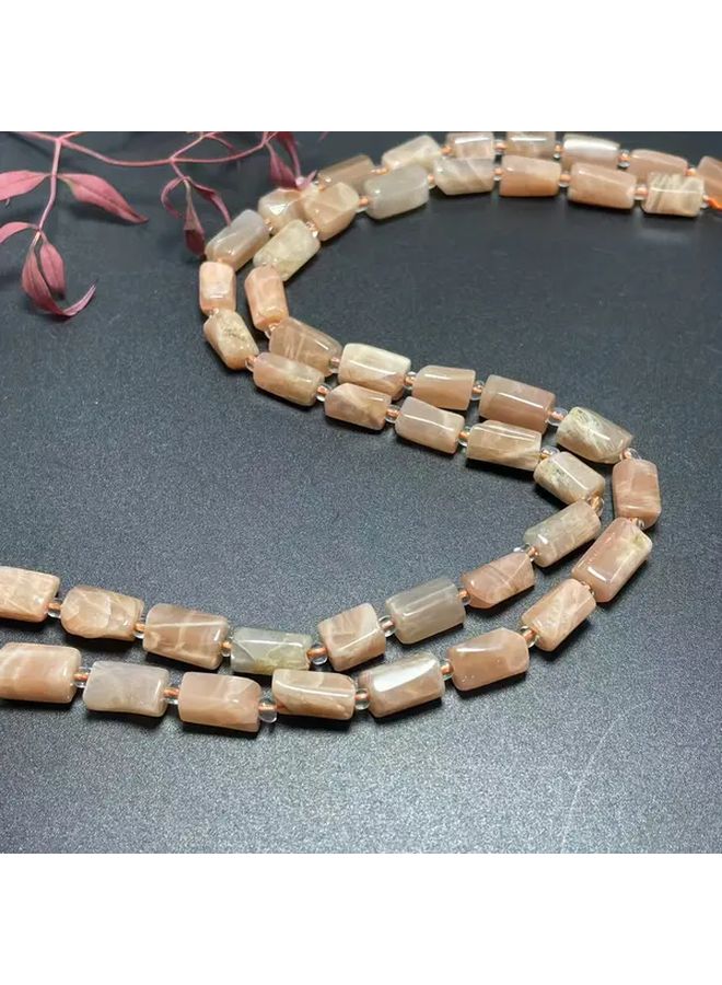 Natural Sunstone 8x11mm Cylindrical Beads 28pcs For Jewelry Making Bracelet Necklace - Image 4